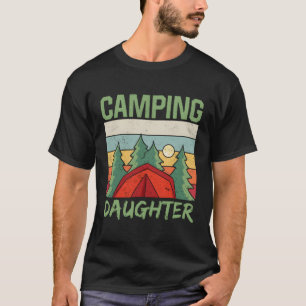 Camg Daughter Campsite Camper Camp Campfire T-Shirt