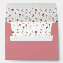 CAMILLA Cute Watercolor Wildflower Pink