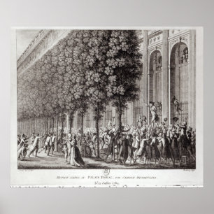 Camille Desmoulins Speaking at the Palais Poster