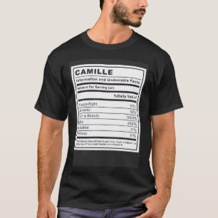 Camille Information and Undeniable Facts T-Shirt