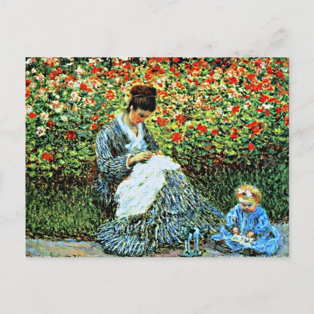 Camille Monet and Child, Postcard (Front)
