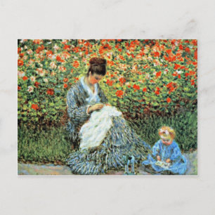 Camille Monet & Child Mother's Day Postcard