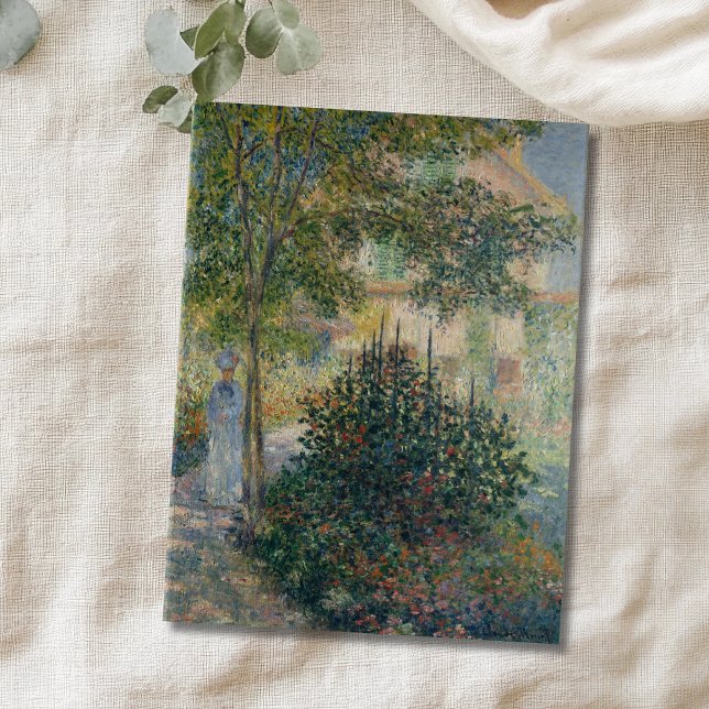 Camille Monet in Garden Argenteuil Postcard (Creator Uploaded)