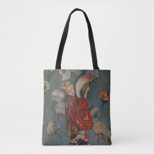 Camille Monet in Japanese Costume by Claude Monet Tote Bag
