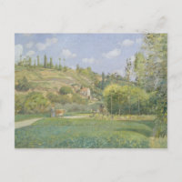 Camille Pissarro | A Cowherd at Valhermeil, Auvers