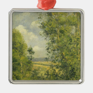 Camille Pissarro A Rest in the Meadow Metal Tree Decoration