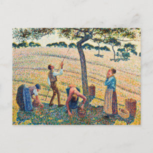 Camille Pissarro - Apple Harvest Postcard