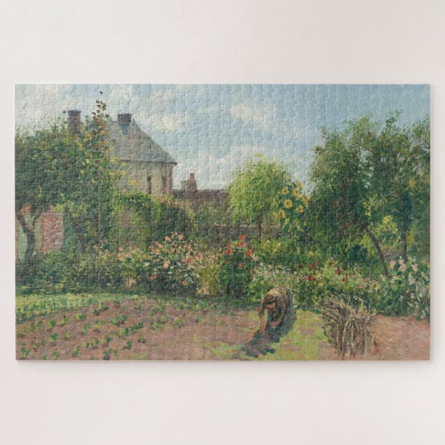 Camille Pissarro Artist's Garden Art 1000 Piece Jigsaw Puzzle (Horizontal)