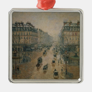 Camille Pissarro   Avenue de L'Opera, Paris, 1898 Metal Ornament