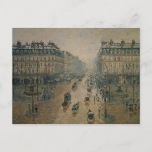 Camille Pissarro Avenue de L'Opera, Paris, 1898 Postcard