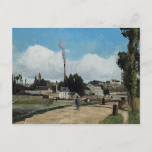 Camille Pissarro - Banks of the Oise at Pontoise Postcard