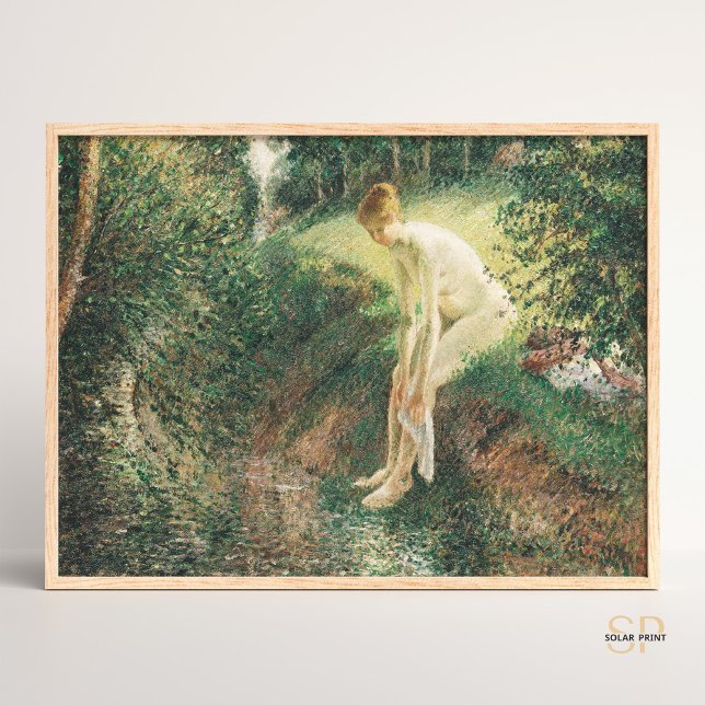 Camille Pissarro Bather in the Woods Painting Art  Poster (Creator Uploaded)