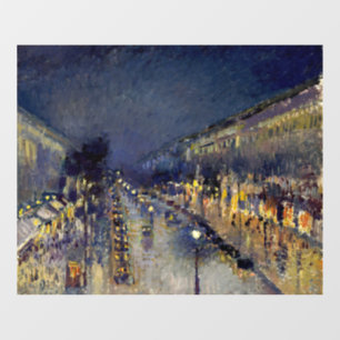 Camille Pissarro - Boulevard Montmartre at Night