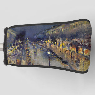 Camille Pissarro - Boulevard Montmartre at Night Golf Head Cover