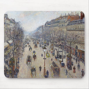 Camille Pissarro - Boulevard Montmartre, morning Mouse Pad