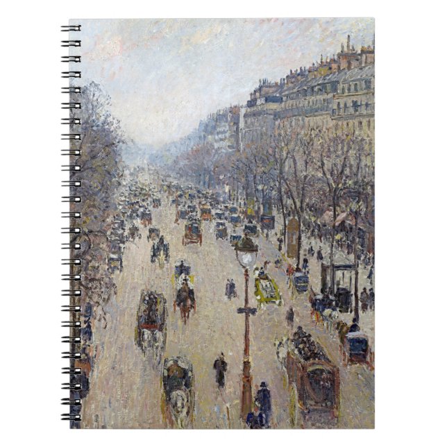 Camille Pissarro - Boulevard Montmartre, morning Notebook (Front)