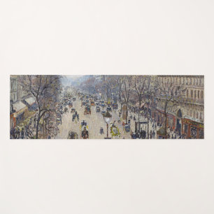 Camille Pissarro - Boulevard Montmartre, morning Yoga Mat