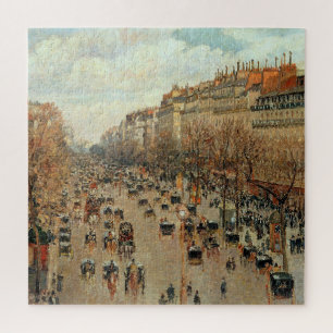 Camille Pissarro Boulevard Montmartre Painting Jigsaw Puzzle