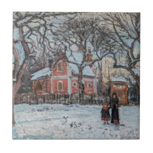 Camille Pissarro - Chataigniers a Louvecienne Ceramic Tile