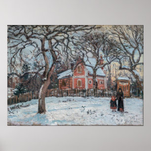 Camille Pissarro - Chataigniers a Louvecienne Poster
