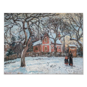 Camille Pissarro - Chataigniers a Louveciennes Photo Print