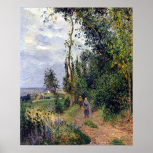 Camille Pissarro Côte des Grouettes, near Pontoise Poster
