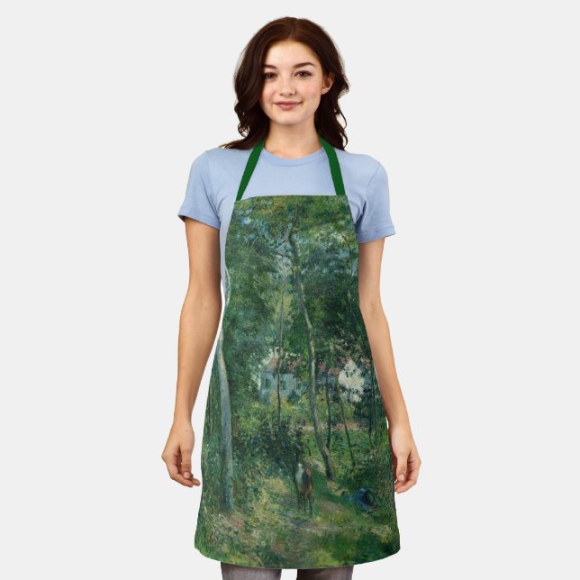 Camille Pissarro Edge of Woods Near L'Hermitage Apron (Worn)