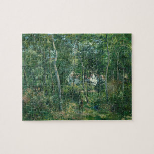 Camille Pissarro Edge of Woods Near L'Hermitage Jigsaw Puzzle