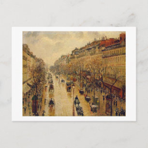 Camille Pissarro Fine Art Impressionist cards, Gif Postcard