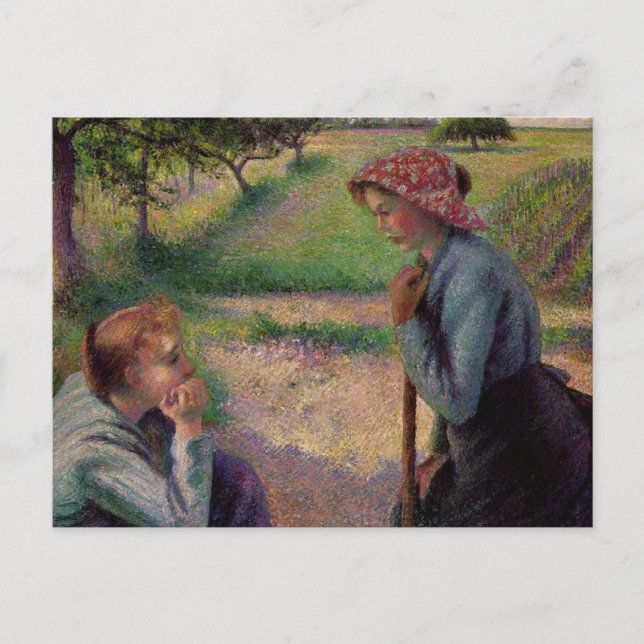 Camille Pissarro Fine Art Impressionist cards, Gif Postcard (Front)