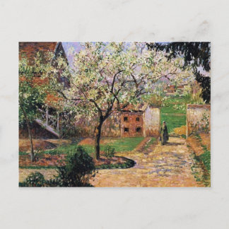 Camille Pissarro- Flowering Plum Tree, Eragny Postcard