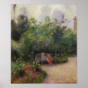 Camille Pissarro Garden at the Hermitage Poster