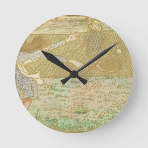 Camille Pissarro Girls Playing Tennis, from 'Woo Round Clock