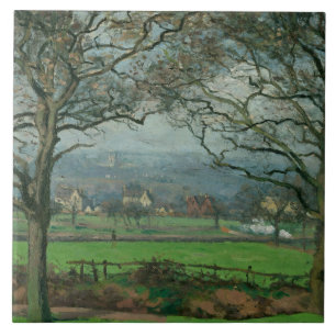 Camille Pissarro - Near Sydenham Hill Ceramic Tile