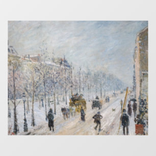 Camille Pissarro - Outer Boulevards, Snow Effect