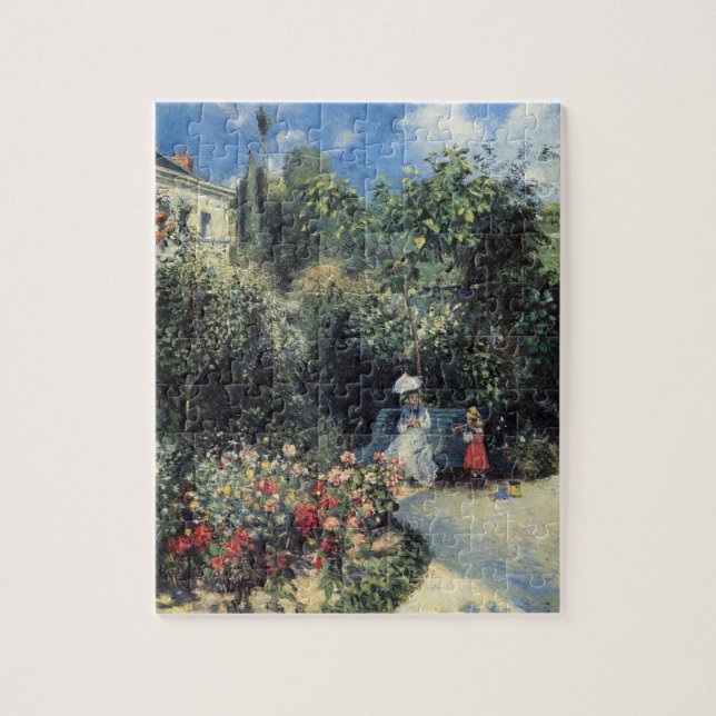Camille Pissarro Pontoise Garden Jigsaw Puzzle (Vertical)