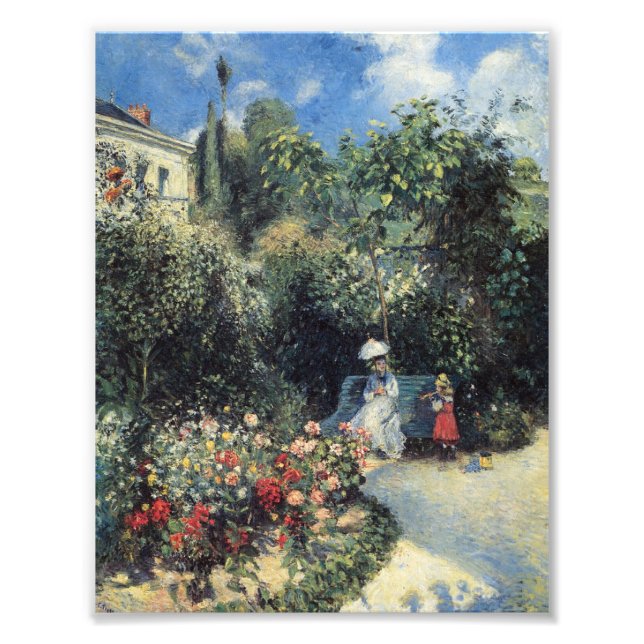 Camille Pissarro Pontoise Garden Photo Print (Front)
