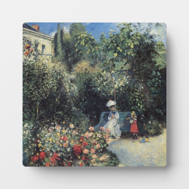 Camille Pissarro Pontoise Garden Plaque (Front)