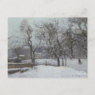 Camille Pissarro - Snow at Louveciennes Postcard