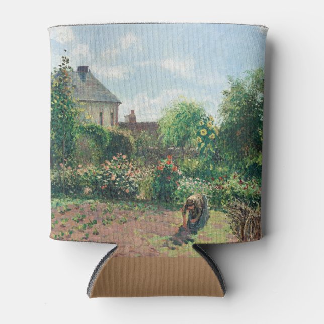 Camille Pissarro The Artist's Garden at Eragny  Can Cooler (Front)
