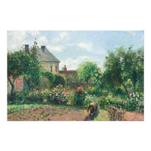 Camille Pissarro The Artist's Garden at Eragny Photo Print