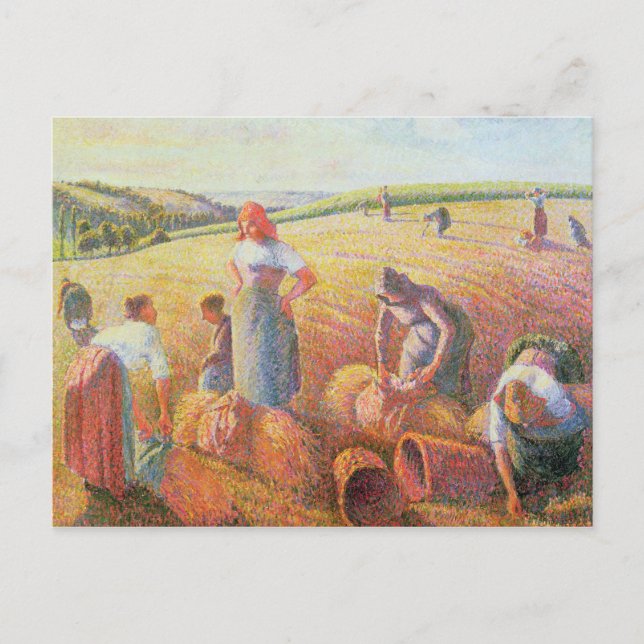 Camille Pissarro | The Gleaners, 1889 Postcard (Front)