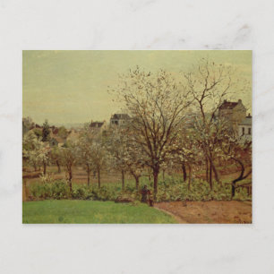 Camille Pissarro The Orchard, 1870 (oil on canva Postcard