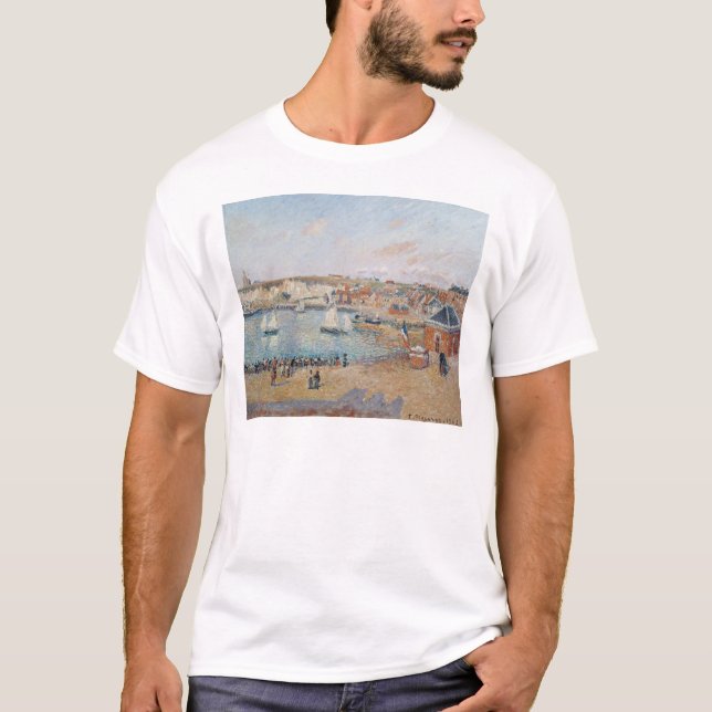 Camille Pissarro | The Outer Harbour at Dieppe, 19 T-Shirt (Front)
