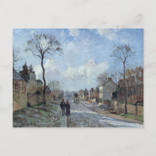 Camille Pissarro The Road to Louveciennes, 1872 Postcard