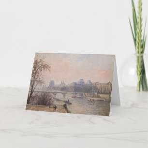 Camille Pissarro - The Seine and the Louvre Card
