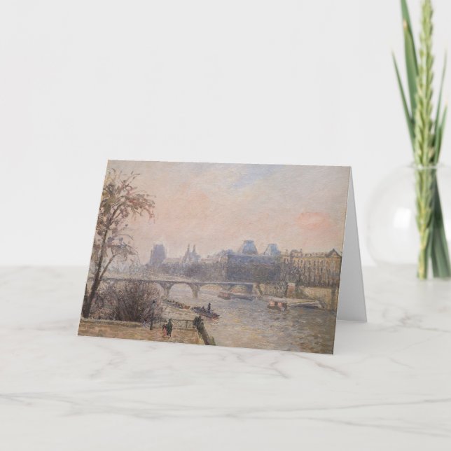 Camille Pissarro - The Seine and the Louvre Card (Front)