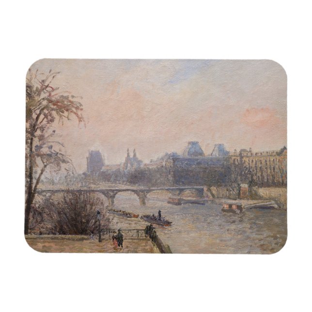Camille Pissarro - The Seine and the Louvre Magnet (Horizontal)