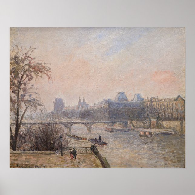 Camille Pissarro - The Seine and the Louvre Poster (Front)
