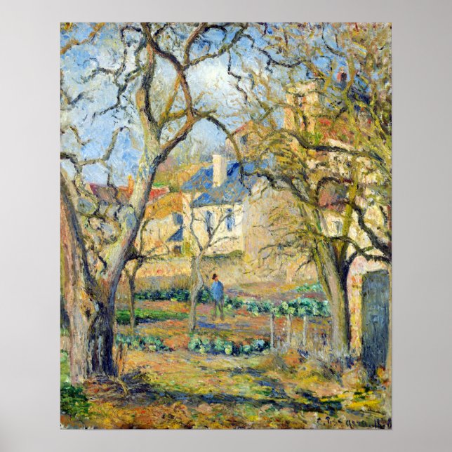 Camille Pissarro Vegetable Garden Poster (Front)
